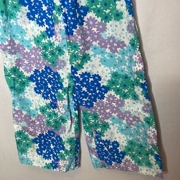 Mini Boden Floral Smocked Floral Jumpsuit. Size 4-5 Years. - Picture 3 of 7